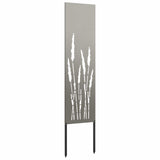 Garden Privacy Screen Rusty 32 x 140 cm Weathering Steel