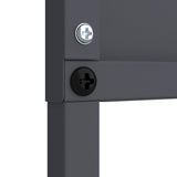 Garden Privacy Screen Anthracite 50 x 140 cm Cold-rolled steel - Low Angle