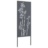 Garden Privacy Screen Anthracite 50 x 140 cm Cold-rolled steel - 45-Degree Angle