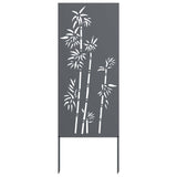 Garden Privacy Screen Anthracite 50 x 140 cm Cold-rolled steel - Front View
