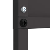 Garden Privacy Screen Black 50 x 140 cm Cold-rolled steel - Low Angle