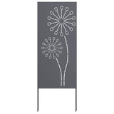 Garden Privacy Screen Anthracite 50 x 140 cm Cold-rolled steel