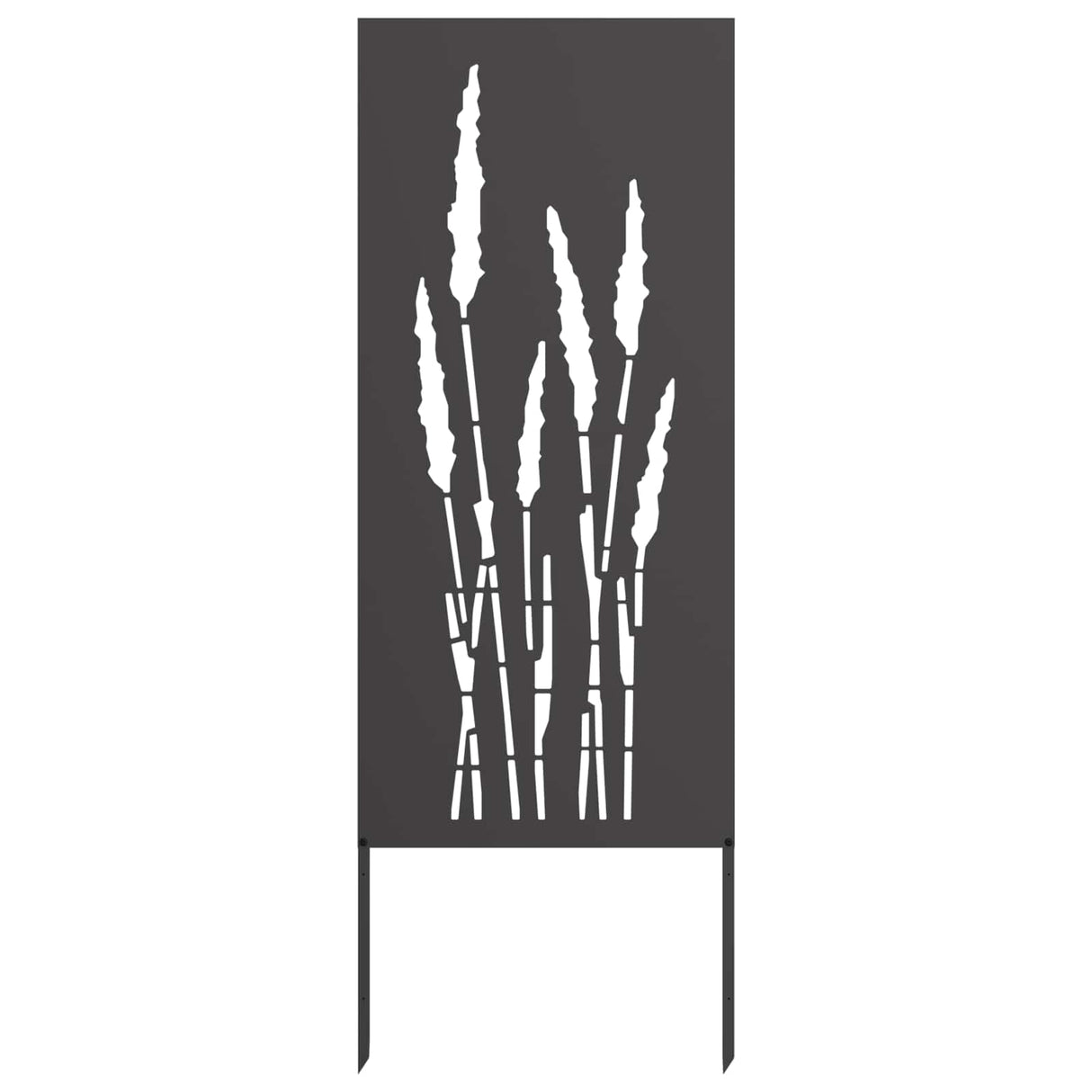 Garden Privacy Screen Black 50 x 140 cm Cold-rolled steel