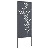 Garden Privacy Screen Anthracite 50 x 140 cm Cold-rolled steel