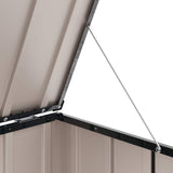 Garden Storage Box Black 101 x 56.5 x 50 cm Steel - Extra Image