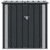 Garden Storage Box Black 101.5 x 57 x 100.5 cm Steel