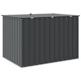 Garden Storage Box Black 151.5 x 107 x 100 cm Steel - Extra Image
