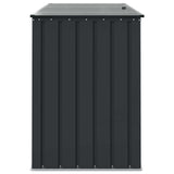 Garden Storage Box Black 151.5 x 82 x 110.5 cm Steel