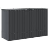 Garden Storage Box Black 214 x 82 x 132 cm Steel - Extra Image