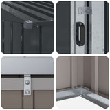 Garden Sheds Anthracite 137 x 81 x 180 cm Metal - Extra Image