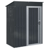 Garden Sheds Anthracite 137 x 81 x 180 cm Metal