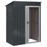 Garden Sheds Anthracite 137 x 81 x 180 cm Metal