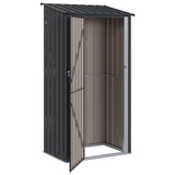 Garden Sheds Anthracite 103 x 74 x 200 cm Metal - 45-Degree Angle