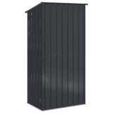 Garden Sheds Anthracite 103 x 74 x 200 cm Metal - Low Angle