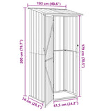 Garden Sheds Anthracite 103 x 74 x 200 cm Metal