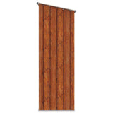 Garden Sheds Brown 103 x 74 x 200 cm Metal - Close-Up Angle