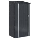Garden Sheds Anthracite 103 x 86 x 200 cm Metal - Front View