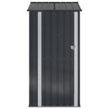 Garden Sheds Anthracite 103 x 86 x 200 cm Metal - Rear View