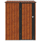 Garden Sheds Brown 153.5 x 86 x 200 cm Metal