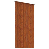 Garden Sheds Brown 153.5 x 86 x 200 cm Metal - Close-Up Angle