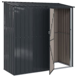 Garden Sheds Anthracite 203 x 85.5 x 200 cm Metal - 45-Degree Angle