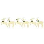 LED Reindeers 6 pcs Gold 45 x 19 x 65 cm Fabric