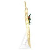 LED Reindeers 6 pcs Gold Fabric