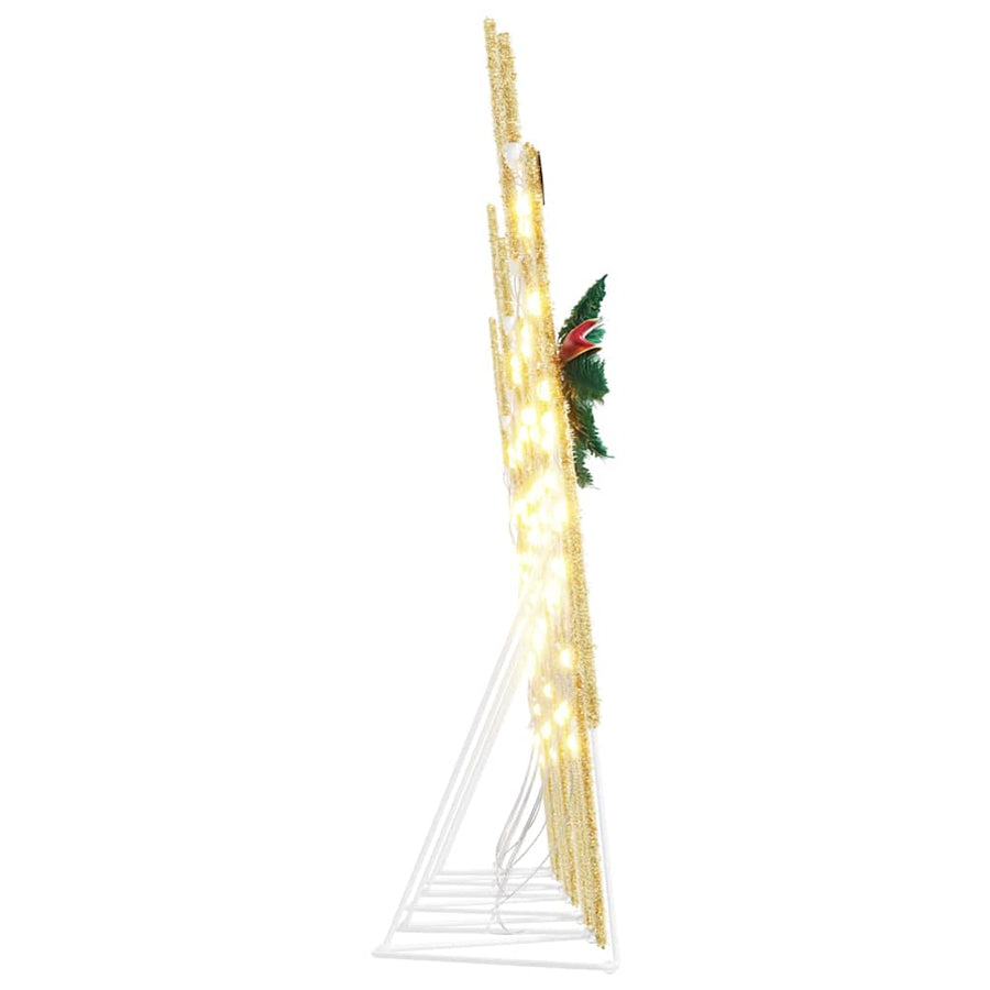 LED Reindeers 6 pcs Gold 45 x 19 x 65 cm Fabric