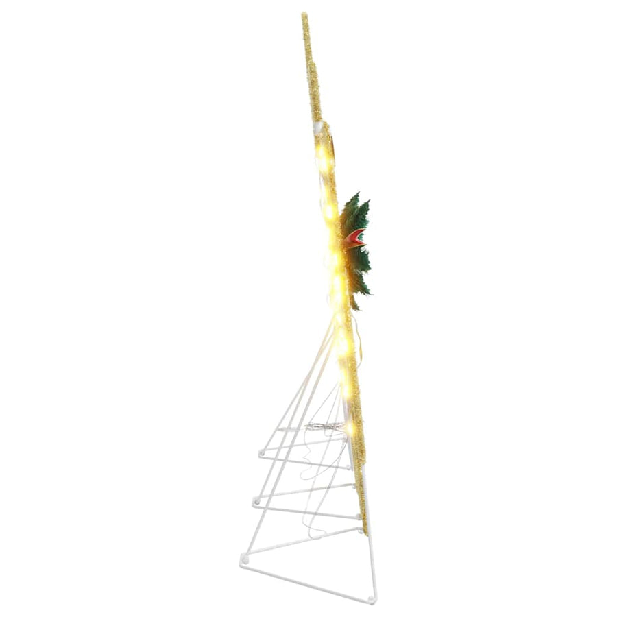 LED Reindeers 3 pcs Warm White 43 x 18 x 66 cm Fabric