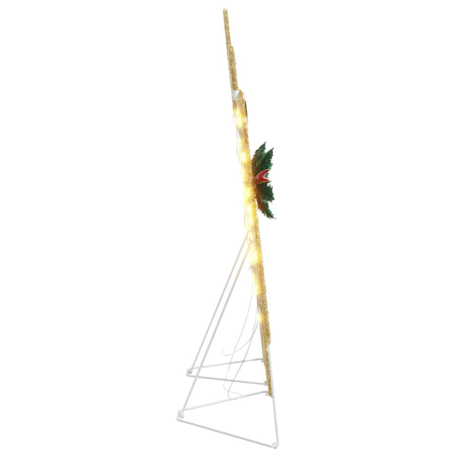 LED Reindeers 2 pcs Warm White 45 x 19 x 65 cm Fabric