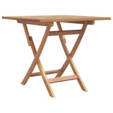 Garden Dining Set 3 pcs Brown Solid Acacia Wood - Top-Down View