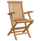 Garden Dining Set 3 pcs Brown Solid Acacia Wood - 45-Degree Angle