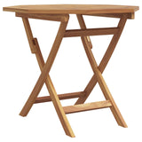 Garden Dining Set 3 pcs Brown Solid Acacia Wood - Rear View