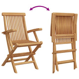 Garden Dining Set 3 pcs Brown Solid Acacia Wood - Extra Image