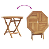 Garden Dining Set 3 pcs Brown Solid Acacia Wood - Extra Image