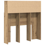 Headboard Cabinet Artisan Oak Engineered Wood - Close-Up Angle