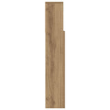 Headboard Cabinet Artisan Oak Engineered Wood