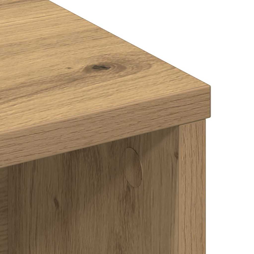 Headboard Cabinet with Shelf Artisan oak 220 x 19 x 101.5 cm