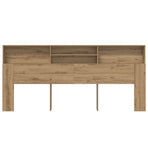 Headboard Cabinet Artisan Oak Engineered Wood