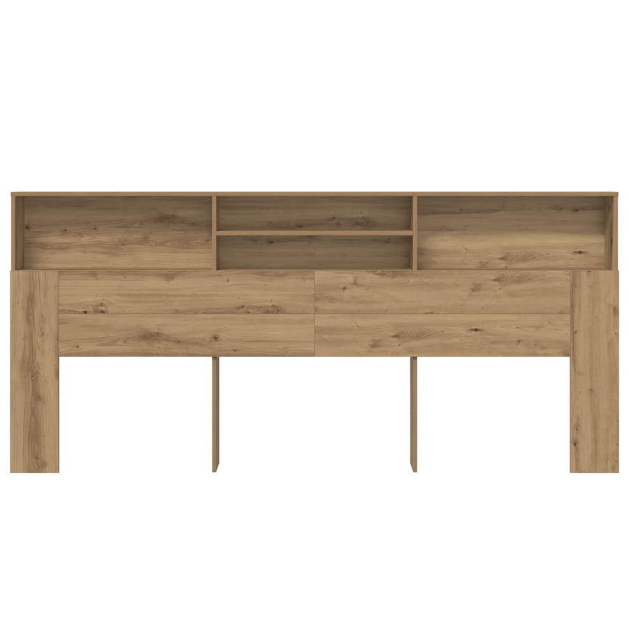 Headboard Cabinet Artisan Oak Engineered Wood