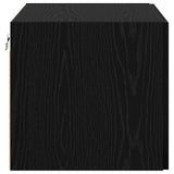 Wall Cabinet Black oak 50 x 42.5 x 40 cm Engineered wood - Rear View