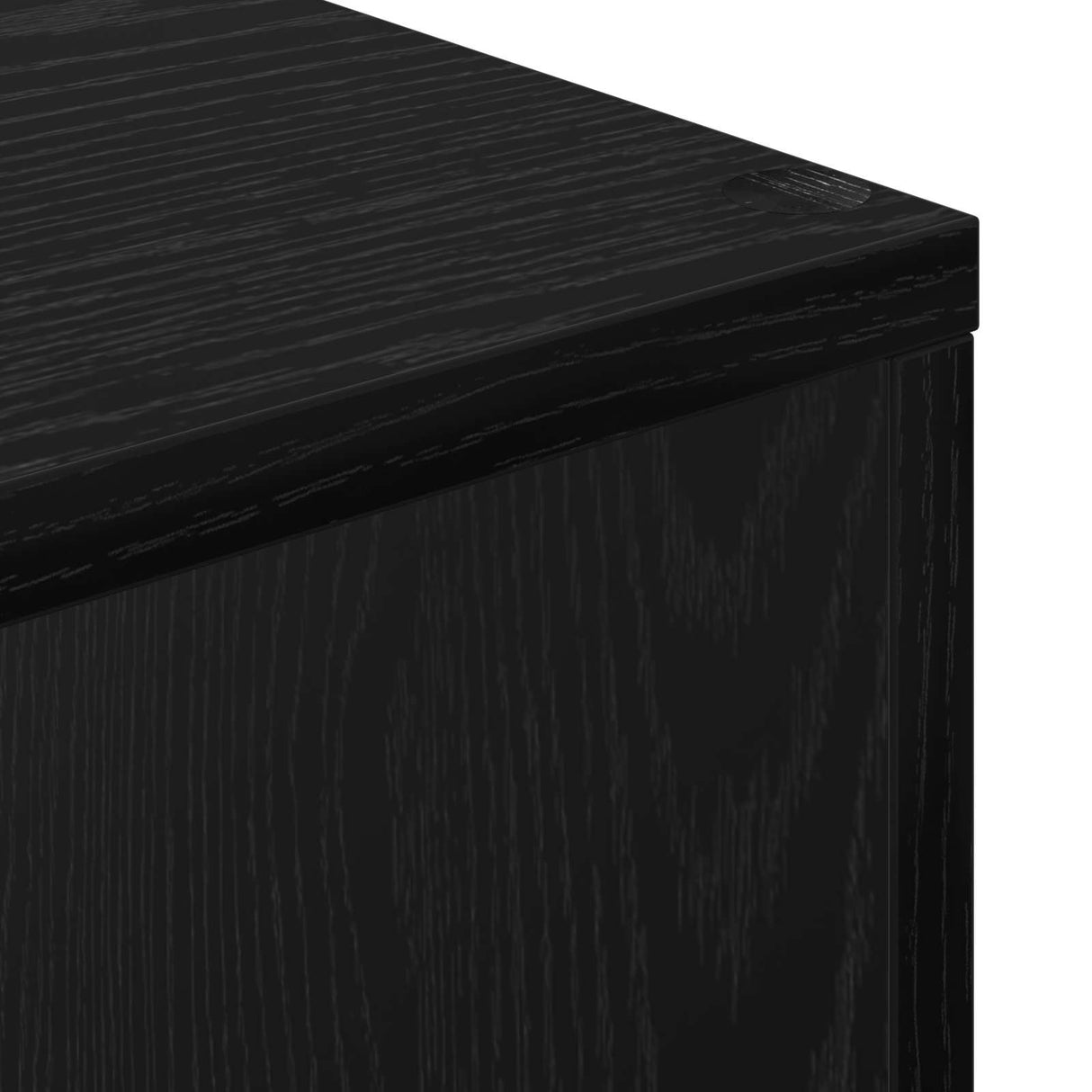Book Cabinet Black Oak 70 x 24 x 129 cm Engineered Wood