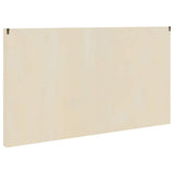 Wall Display Case Beige 98 x 4,5 x 55 cm Engineered Wood - Close-Up Angle
