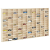 Wall Display Case Beige 98 x 4,5 x 55 cm Engineered Wood