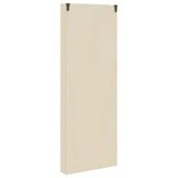 Wall Display Case Beige 21 x 4,5 x 59 cm Engineered Wood - 45-Degree Angle