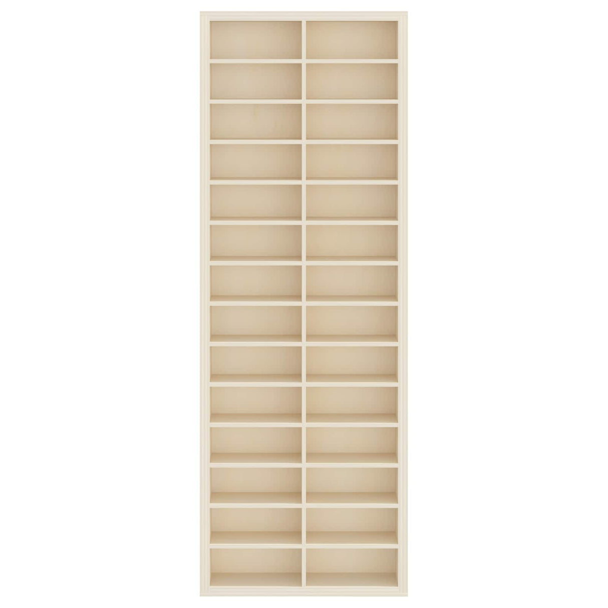 Wall Display Case Beige 21 x 4,5 x 59 cm Engineered Wood