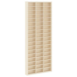 Wall Display Case Beige 30 x 4,5 x 75 cm Engineered Wood