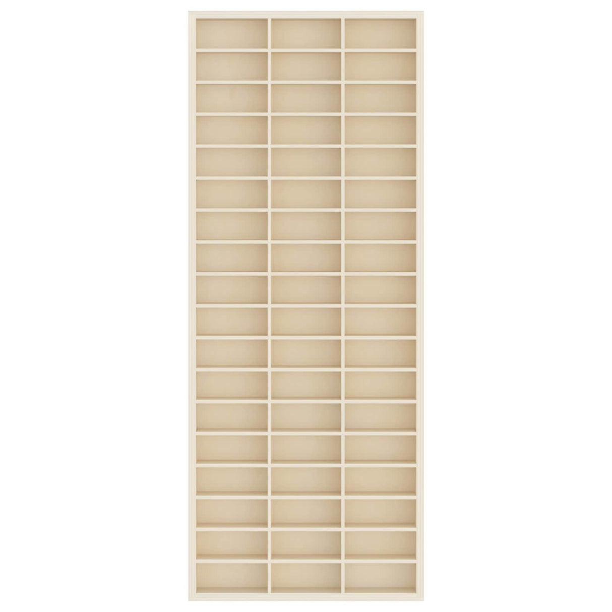 Wall Display Case Beige 30 x 4,5 x 75 cm Engineered Wood