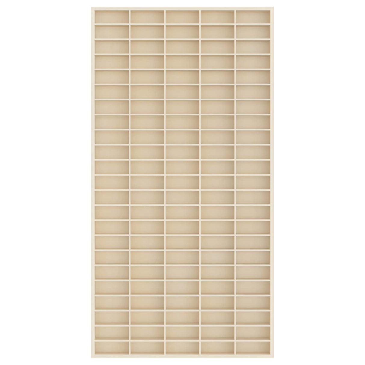 Wall Display Case Beige 50 x 4,5 x 96 cm Engineered Wood