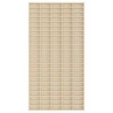 Wall Display Case Beige 50 x 4,5 x 96 cm Engineered Wood - Side View